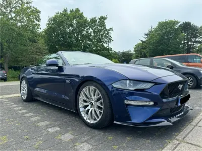 Gebraucht Ford Mustang GT 450 PS (330 kW) 2019 Blau Cabrio
