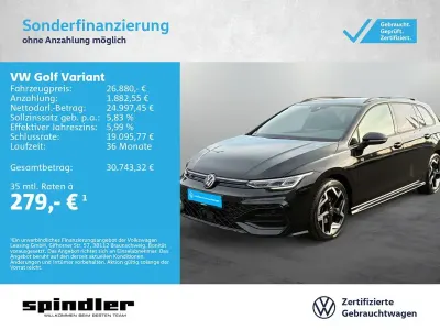 Gebraucht VW Golf VIII R-line 150 PS (110 kW) 2025 Grenadillschwarz metallic Kombi