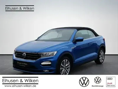 Gebraucht VW T-Roc Cabriolet R-line 150 PS (110 kW) 2021 Blau Cabrio