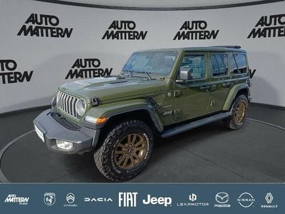 Gebraucht Jeep Wrangler Sahara 272 PS (200 kW) 2024 Sarge green clear coat SUV