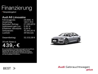 Gebraucht Audi A6 Premium 265 PS (194 kW) 2022 Florettsilber metallic (metallic) Kombi