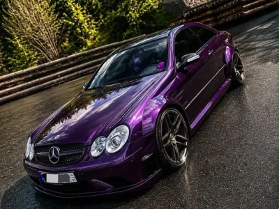 Gebraucht Mercedes CLK500 306 PS (225 kW) 2004 Violet Coupé
