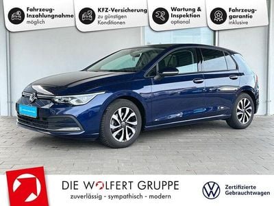 Atlantic blue metallic Gebraucht 2022 VW Golf VIII Active Limousine | 24.850 € (Guter Preis)