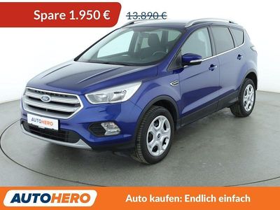 Gebraucht Ford Kuga Business Edition 150 PS (110 kW) 2017 Blau SUV