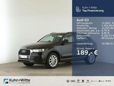 Schwarz Gebraucht 2018 Audi Q3 Advanced SUV | 15.389 € (Guter Preis)