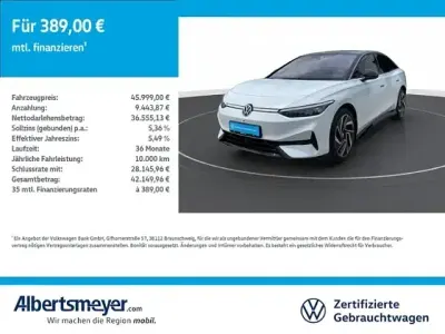 Gebraucht VW ID.7 Pro 154 kW (210 PS) 2023 Weiß Kleinwagen
