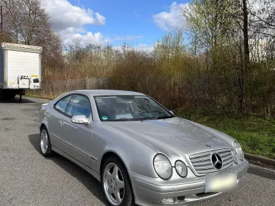 Brugt Mercedes CLK200 136 HK (100 kW) 1999 Sølv Coupe
