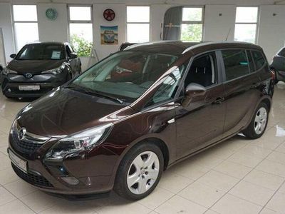 Gebraucht Opel Zafira Tourer Edition 140 PS (102 kW) 2012 Braun Van / Kleinbus
