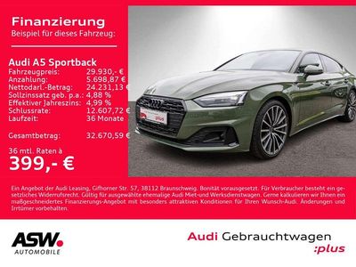 Occasion Audi A5 Advanced Plus 204 PK (150 kW) 2023 Groen Coupé
