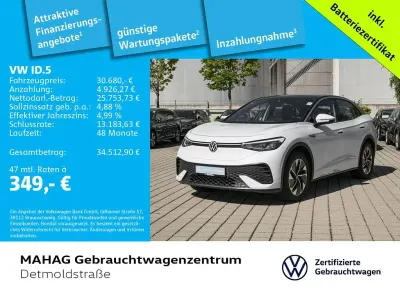Gebraucht VW ID.5 Pro Performance 150 kW (204 PS) 2023 Weiß SUV