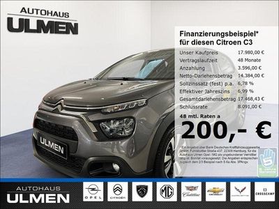 Grau Gebraucht 2023 Citroën C3 Shine Limousine | 17.980 € (Teuer)