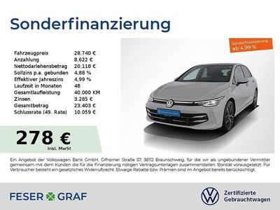 Pure white Gebraucht 2025 VW Golf Edition Limousine | 28.740 € (Guter Preis)