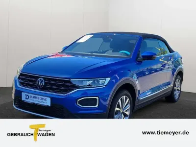 Gebraucht VW T-Roc Cabriolet Style 150 PS (110 kW) 2020 Blau Cabrio