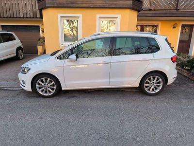 Gebraucht VW Golf Sportsvan Highline 150 PS (110 kW) 2014 Weiß Van / Kleinbus