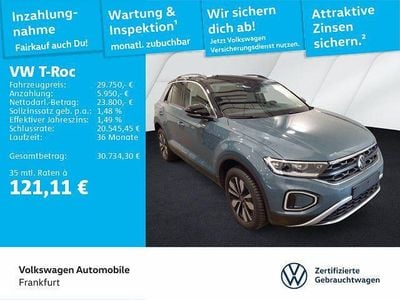 Occasion VW T-Roc Goal 150 PK (110 kW) 2025 Blauw SUV