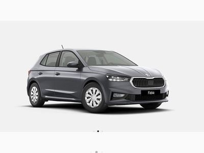 Neu Skoda Fabia Selection 80 PS (58 kW) 2025 Grau (graphitegrau metallic) Limousine