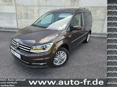 Gebraucht VW Caddy Highline 102 PS (75 kW) 2016 Braun Van / Kleinbus