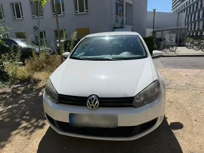 Gebraucht VW Golf VI Comfortline 80 PS (58 kW) 2009 Weiß Kleinwagen