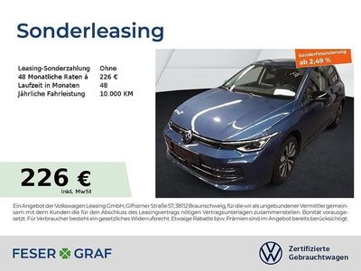 Anemonenblau metallic Gebraucht 2025 VW Golf Goal Limousine | 23.602 € (Superpreis)