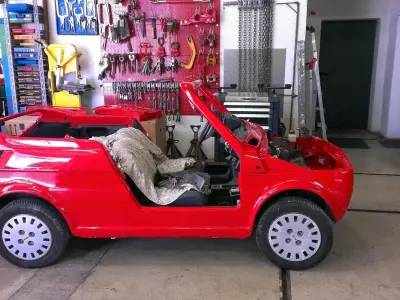 Gebraucht Fiat 126 Pop 27 PS (19 kW) 1989 Rot Kleinwagen