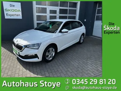 Brugt Skoda Scala Ambition 95 HK (69 kW) 2022 Hvid Hatchback