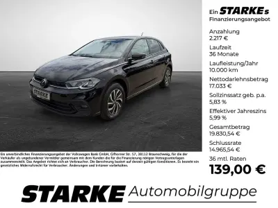 Gebraucht VW Polo Life 95 PS (69 kW) 2025 Schwarz Kleinwagen