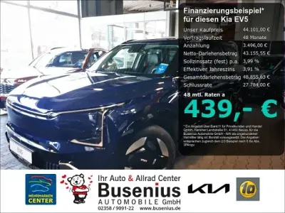 Ny Kia EV5 Earth 160 kW (218 HK) 2025 Blå SUV