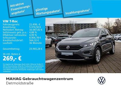 Gebraucht VW T-Roc Sportline 150 PS (110 kW) 2021 Indiumgrau metallic SUV
