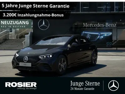 Gebraucht Mercedes EQE500 AMG 300 kW (408 PS) 2024 Schwarz / obsidianschwarz (metallic) Limousine