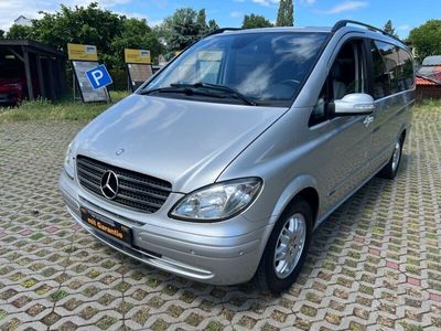 gebraucht Mercedes Viano 2.2 CDI lang 8 Sitze AHK Navi Standh Leder