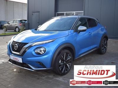 Gebraucht Nissan Juke 114 PS (83 kW) 2022 Vivid blue/dach silver SUV