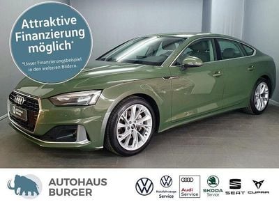 Second-hand Audi A5 Sportback Advanced Plus 204 CP (150 kW) 2022 Verde Hatchback