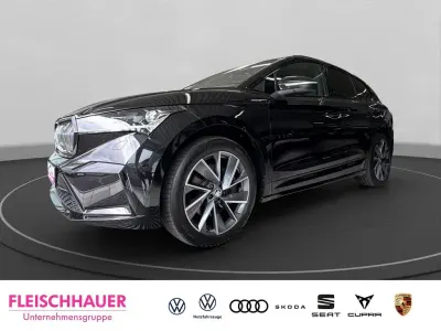 Gebraucht Skoda Enyaq iV SportLine 194 kW (265 PS) 2023 Schwarz SUV