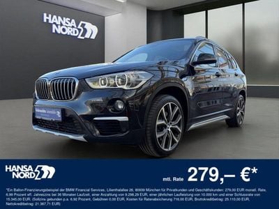 Gebraucht BMW X1 xLine 190 PS (139 kW) 2019 Schwarz / black sapphire (metallic) SUV