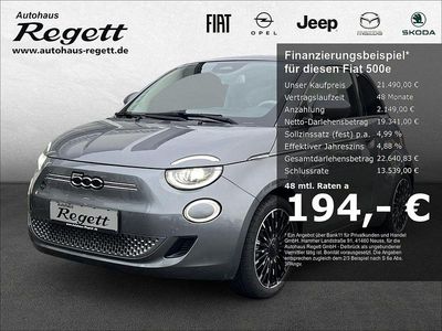 Gebraucht Fiat 500e La Prima 86 kW (118 PS) 2022 Mineral grau) (grau Kleinwagen