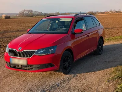 Gebraucht Skoda Fabia 90 PS (66 kW) 2017 Rot Kombi