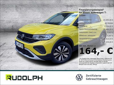 Grape yellow (gelb) Gebraucht 2025 VW T-Cross Goal SUV | 24.690 € (Guter Preis)