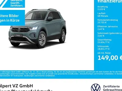 Gebraucht VW T-Roc Life 150 PS (110 kW) 2025 Petroleum blue metallic SUV