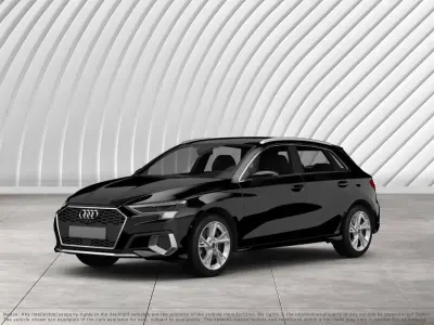 Używany Audi A3 116 KM (85 kW) 2023 Czarny Sedan/Limuzyna