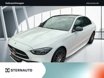 Gebraucht Mercedes C200 AMG 204 PS (150 kW) 2025 Unilack polarweiß Limousine