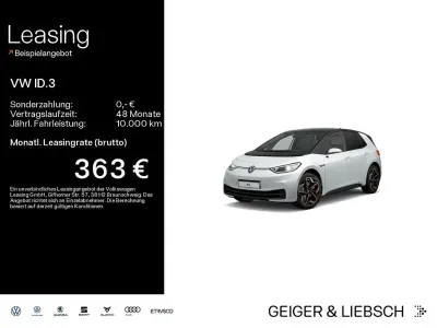 Gebraucht VW ID.3 Pro 150 kW (204 PS) 2021 Weiß Kleinwagen