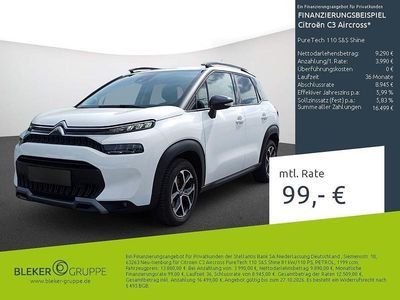 Weiß Gebraucht 2023 Citroën C3 Aircross Shine SUV | 12.670 € (Fairer Preis)