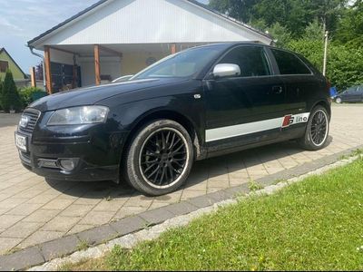 Schwarz Gebraucht 2008 Audi A3 S-Line Limousine | 3.900 € (Fairer Preis)
