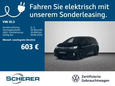 Brugt VW ID.3 GTX 210 kW (286 HK) 2025 Sort Hatchback