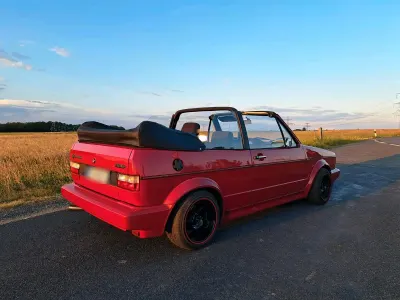 Gebraucht VW Golf Cabriolet 90 PS (66 kW) 1988 Rot Cabrio
