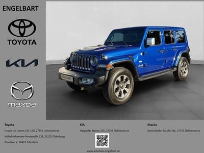 Gebraucht Jeep Wrangler Unlimited Overland 200 PS (147 kW) 2020 Blau SUV