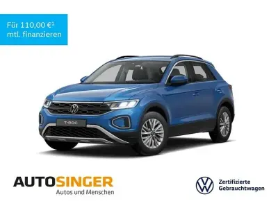 Gebraucht VW T-Roc Cabriolet Life 150 PS (110 kW) 2025 Ravennablau metallic SUV