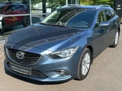 Gebraucht Mazda 6 Center-Line 145 PS (106 kW) 2014 Saphirblau metallic (metallic) Kombi