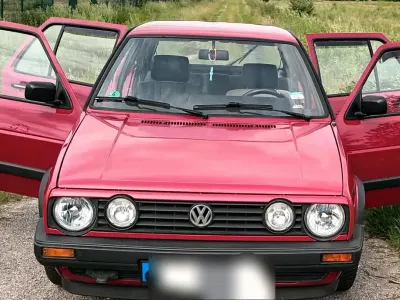 Gebraucht VW Golf III 55 PS (40 kW) 1991 Rot Kleinwagen