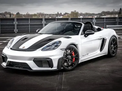 Second-hand Porsche 718 Boxster 500 CP (367 kW) 2024 Alb Cabrio